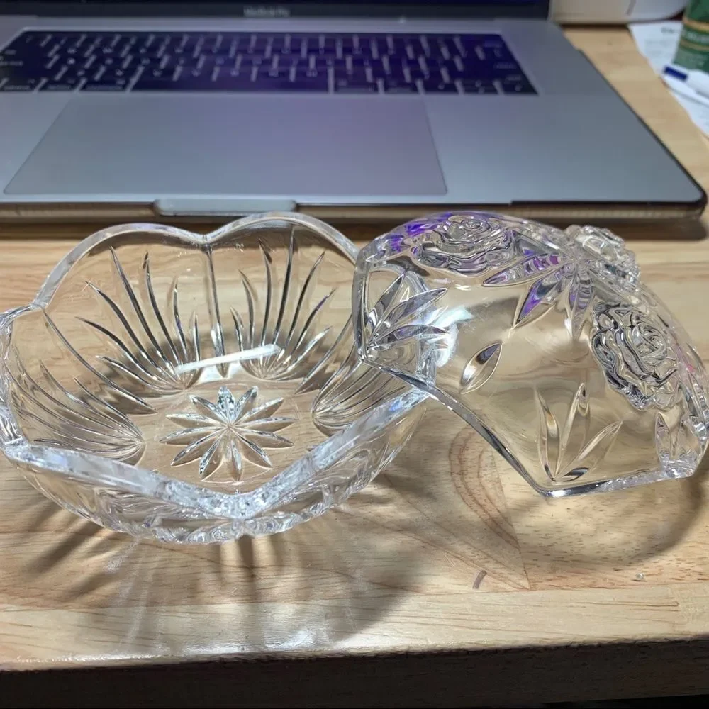 Vintage Princess House 24% lead crystal trimmed box